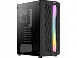 Компьютерный корпус midi tower AeroCool Prime-G-Bk-v1 (без БП) Black