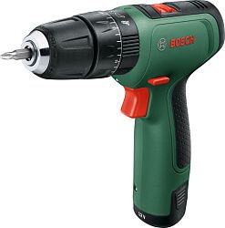 Дрель BOSCH EasyImpact 1200 (2 акк.) с набором сверл и бит (06039D3105)