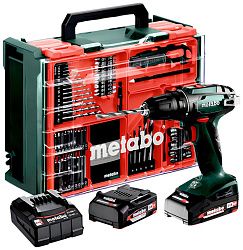 Дрель-шуруповерт METABO BS 18 Set (602207710) (кейс с набором из 74 пр.)