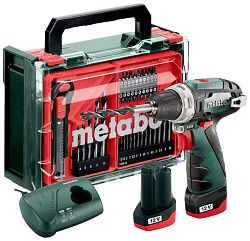 Дрель-шуруповерт METABO PowerMaxx BS Basic Set Mobile Workshop (600080710)