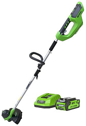 Триммер GREENWORKS G40LTK4 (с АКБ 4 А.ч и ЗУ)