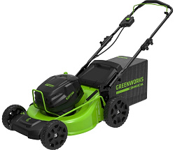 Газонокосилка GREENWORKS GC82LM51SP2K2 2515907UB (1хАКБ 5 Ач. и ЗУ)