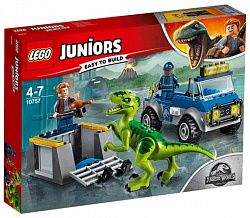 Конструктор LEGO Грузовик спасателей для перевозки раптора 10757
