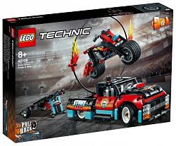 Конструктор LEGO Шоу трюков на грузовиках и мотоциклах Technic 42106