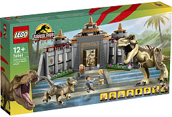Конструктор LEGO 76961 Jurassic World Центр для посетителей: Т-рекс против Раптора