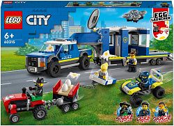 Конструктор LEGO 60315 Город Полицейский мобильный командный трейлер
