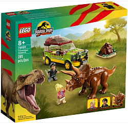 Конструктор LEGO 76959 Jurassic World Исследование трицератопса