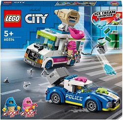 Конструктор LEGO 60314 Город Погоня полиции за грузовиком с мороженым