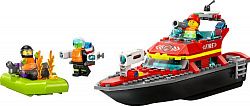 Конструктор LEGO 60373 Город Пожарная лодка