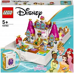 Конструктор LEGO 43193 Принцессы Дисней Книга сказочных приключений Ариэль, Белль, Золушки и Тианы
