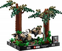 Конструктор LEGO 75353 Звездные войны Диорама «Погоня на Эндоре»