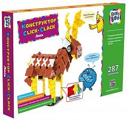 Конструктор Kribly Boo 67792 Click-Clack Лось 287 эл.