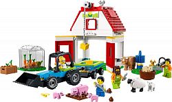 Конструктор LEGO 60346 Город Ферма и амбар с животными