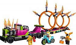 Конструктор LEGO 60357 Город Трюковый грузовик и огненное кольцо