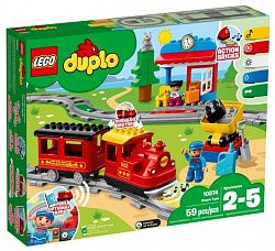 Конструктор LEGO Поезд на паровой тяге DUPLO 10874