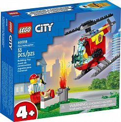 Конструктор LEGO Пожарный вертолёт CITY 60318
