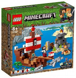 Конструктор LEGO Приключения на пиратском корабле Minecraft 21152