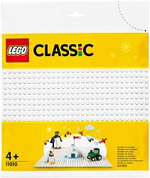 Конструктор LEGO Белая базовая пластина Classic 11010
