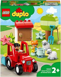 Конструктор LEGO 10950 Дупло Фермерский трактор и животные