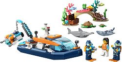 Конструктор LEGO 60377 Город Лодка для дайвинга