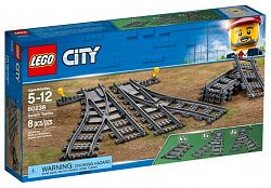 Конструктор LEGO Железнодорожные стрелки CITY 60238