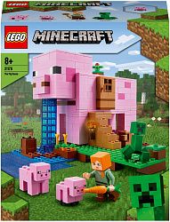 Конструктор LEGO 21170 Minecraft Дом-свинья