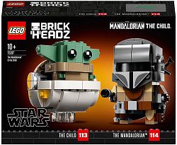 Конструктор LEGO Мандалорец и малыш Brick Headz 75317