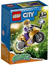 Конструктор LEGO 60309 Город Трюковый мотоцикл с экшн-камерой