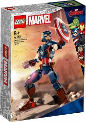 Конструктор LEGO 76258 Супер Герои Строительная фигурка Капитана Америки