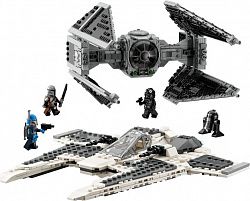 Конструктор LEGO 75348 Звездные войны Мандалорский клыкастый боец и TIE-перехватчик