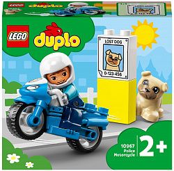 Конструктор LEGO 10967 Дупло Полицейский мотоцикл