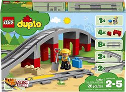 Конструктор LEGO 10872 DUPLO Железнодорожный мост и рельсы