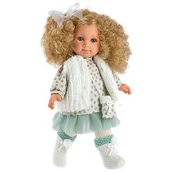 Кукла LLORENS Елена 35см, блондинка с кудрявыми волосами 53524