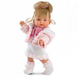 Кукла LLORENS Валерия 28см блондинка в розовой курточке 28023