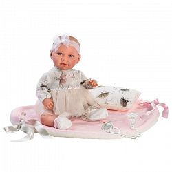 Кукла LLORENS Пупс Малышка-балерина 40см с одеялом и подушкой 74062