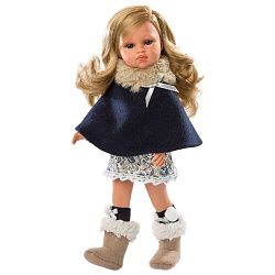 Кукла LLORENS Кукла Оливия 37см блондинка в синей накидке 53702
