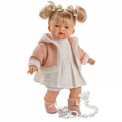 Кукла LLORENS малышка Роберта 33 см блондинка в розовой курточке 33296