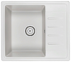 Кухонная мойка Granula 5803 White СтандАРТ кварц
