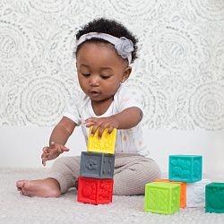 Развивающая игрушка Infantino 206711 Кубики &amp;amp;quot;Squeeze & Stack&amp;amp;quot;