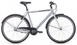 Велосипед FORWARD ROCKFORD 28 (2021) (540, серебристый)