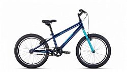 Велосипед ALTAIR MTB HT 20 1.0 (2021) (10,5, темно-синий-бирюзовый)