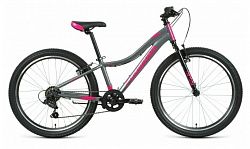 Велосипед FORWARD JADE 24 1.0 (2021) (12, серый-розовый)