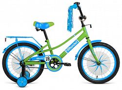 Велосипед FORWARD AZURE 18 (2021) (зеленый-голубой)