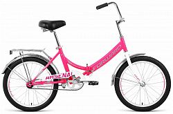 Велосипед FORWARD ARSENAL 20 1.0 (2021) (14, розовый-серый)