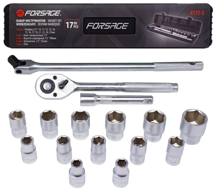 Фото Набор инструментов FORSAGE 17пр (F-4172-5)
