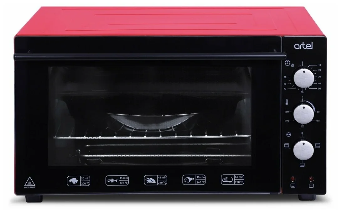 Настольная духовка ARTEL MD 4218 E Red