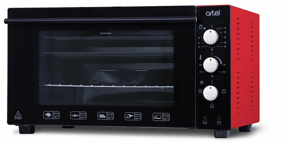 Фото Настольная духовка ARTEL MD 4218 E Red