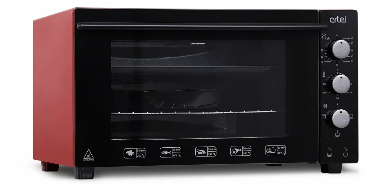 Фотография Настольная духовка ARTEL MD 4218 E Red
