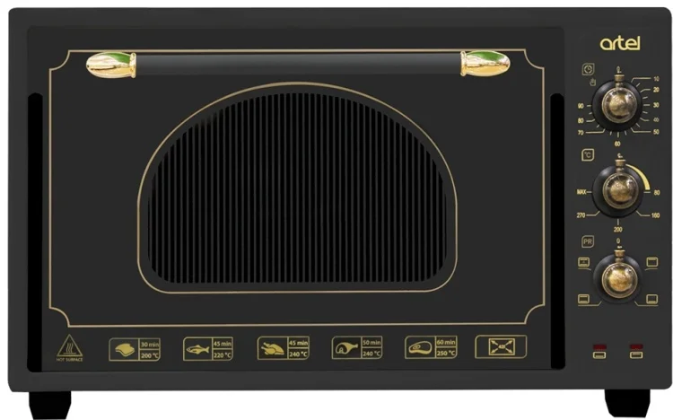 Фото Настольная духовка ARTEL MD 3618 L RETRO Black