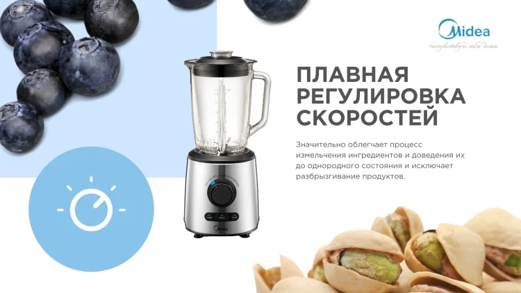 Цена Блендер MIDEA MJ-BL5001AW